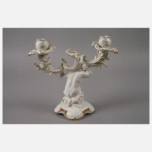 Hutschenreuther Leuchter mit Putto