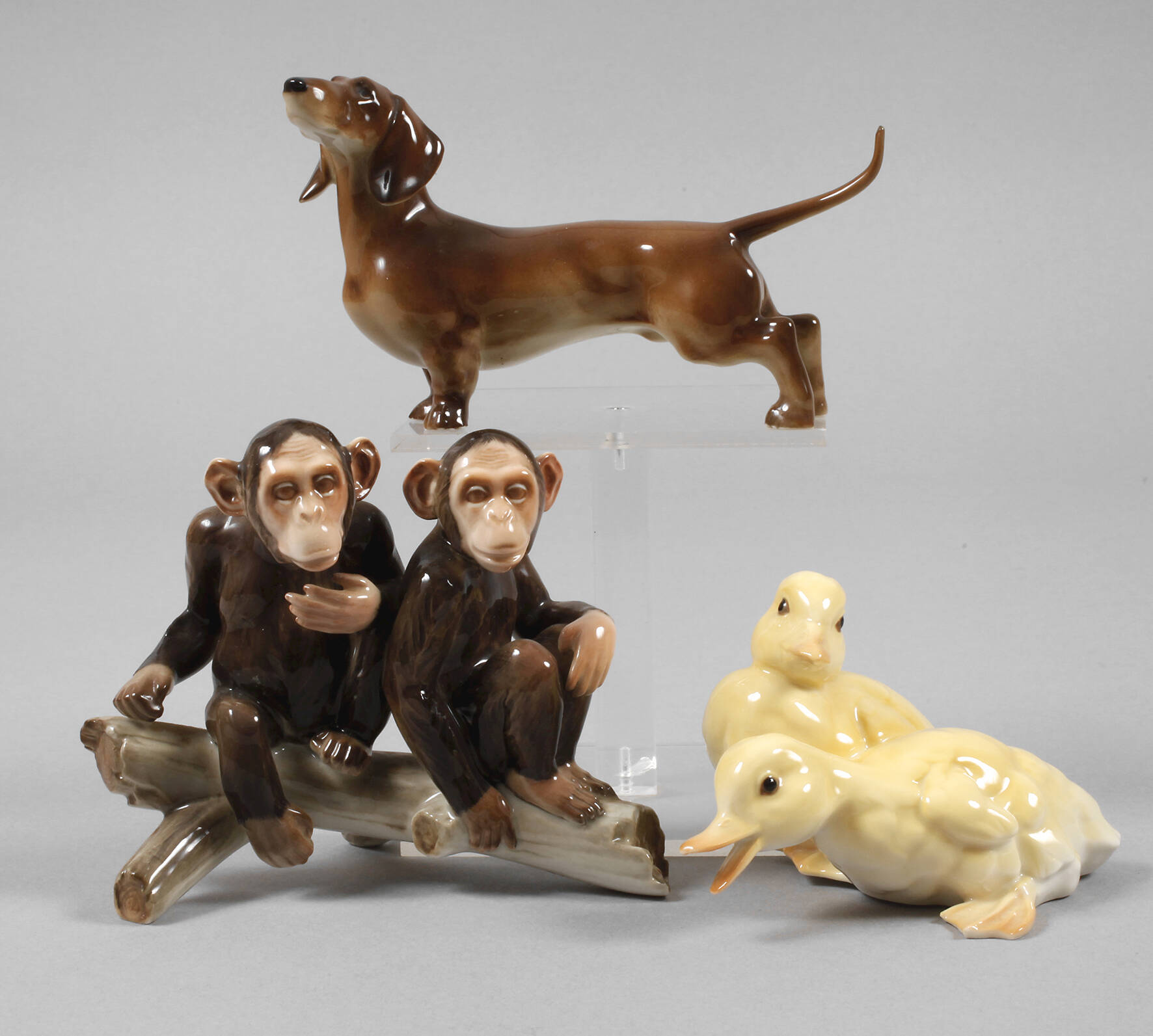 Hutschenreuther drei Tierfiguren