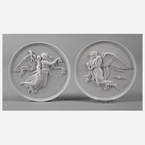 Kopenhagen Paar allegorische Reliefbilder