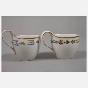 KPM Berlin vier Mokkatassen