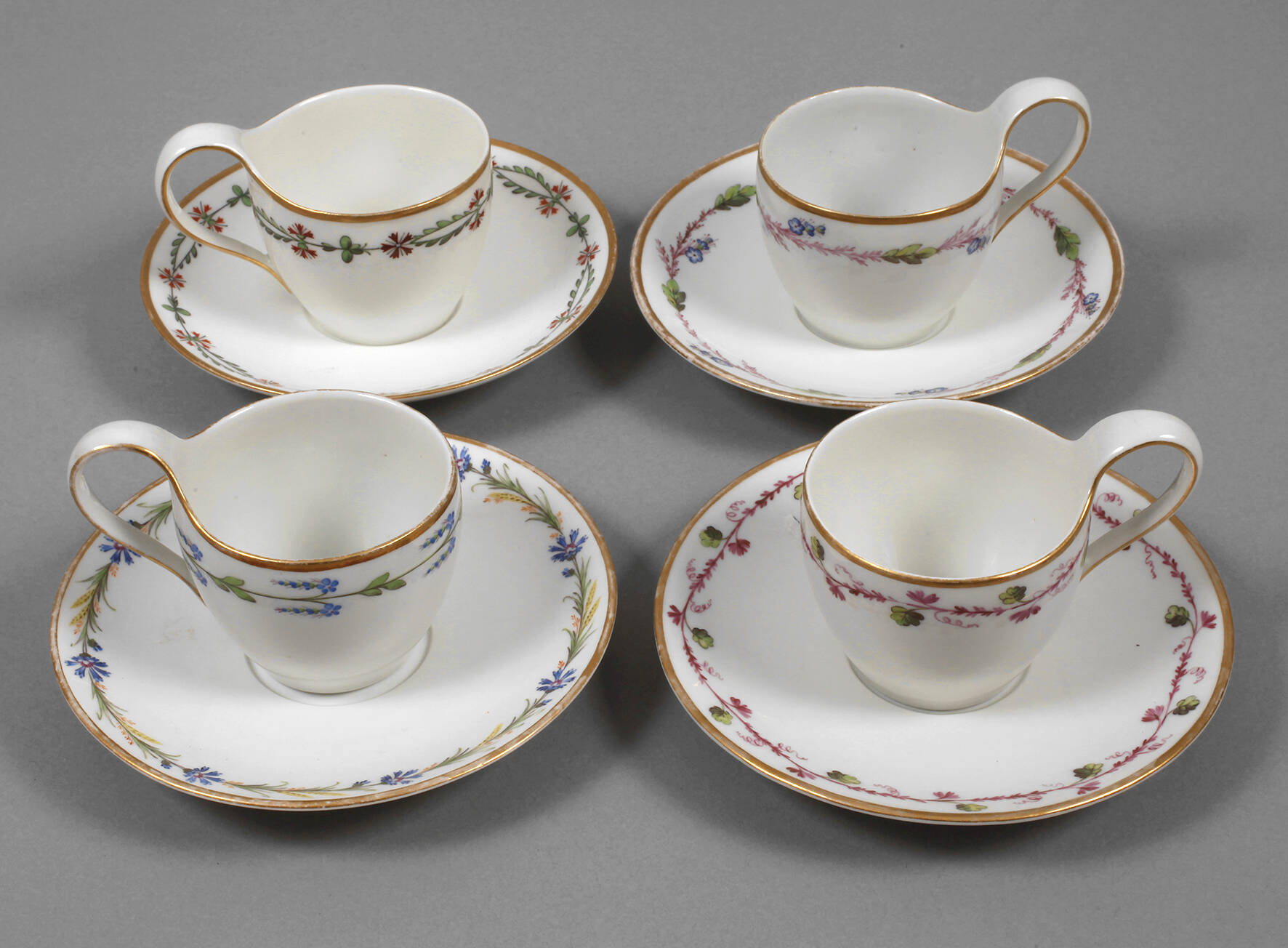 KPM Berlin vier Mokkatassen