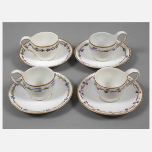 KPM Berlin vier Mokkatassen