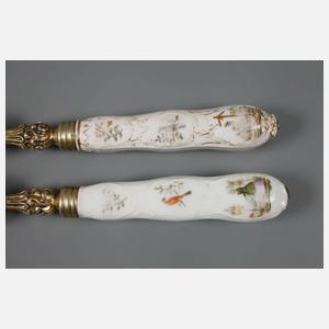 Meissen Konvolut Gabeln mit Figurenstaffage