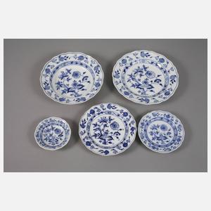 Meissen großes Speiseservice "Zwiebelmuster"