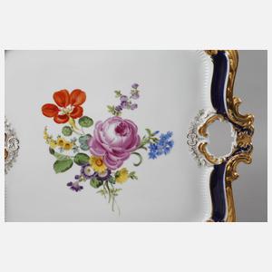 Meissen Prunktablett "Blumenbukett"