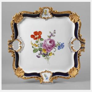 Meissen Prunktablett "Blumenbukett"