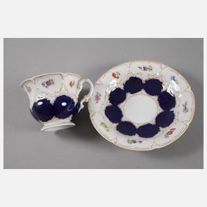 Meissen Kaffeetasse Streublümchendekor