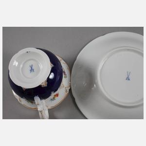 Meissen Kaffeetasse Streublümchendekor