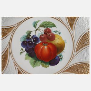 Meissen Prunkteller "Fruchtmalerei"