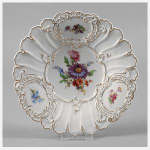 Meissen Prunkteller "Blumenbukett"