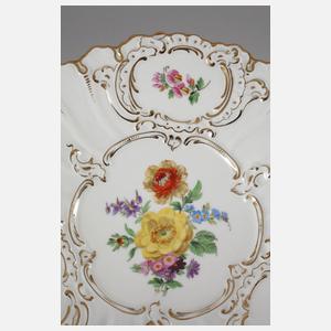 Meissen Prunkteller "Blumenbukett"