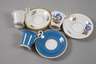 Meissen sechs Mokkatassen mit Untertassen