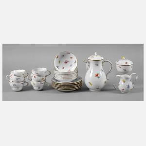 Meissen Kaffeeservice Streublümchendekor