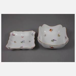 Meissen Speiseservice Streublumendekor