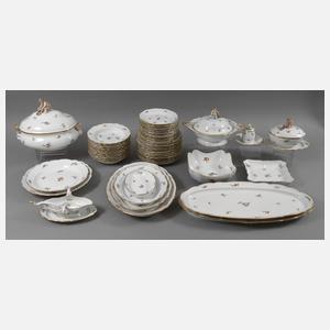 Meissen Speiseservice Streublumendekor