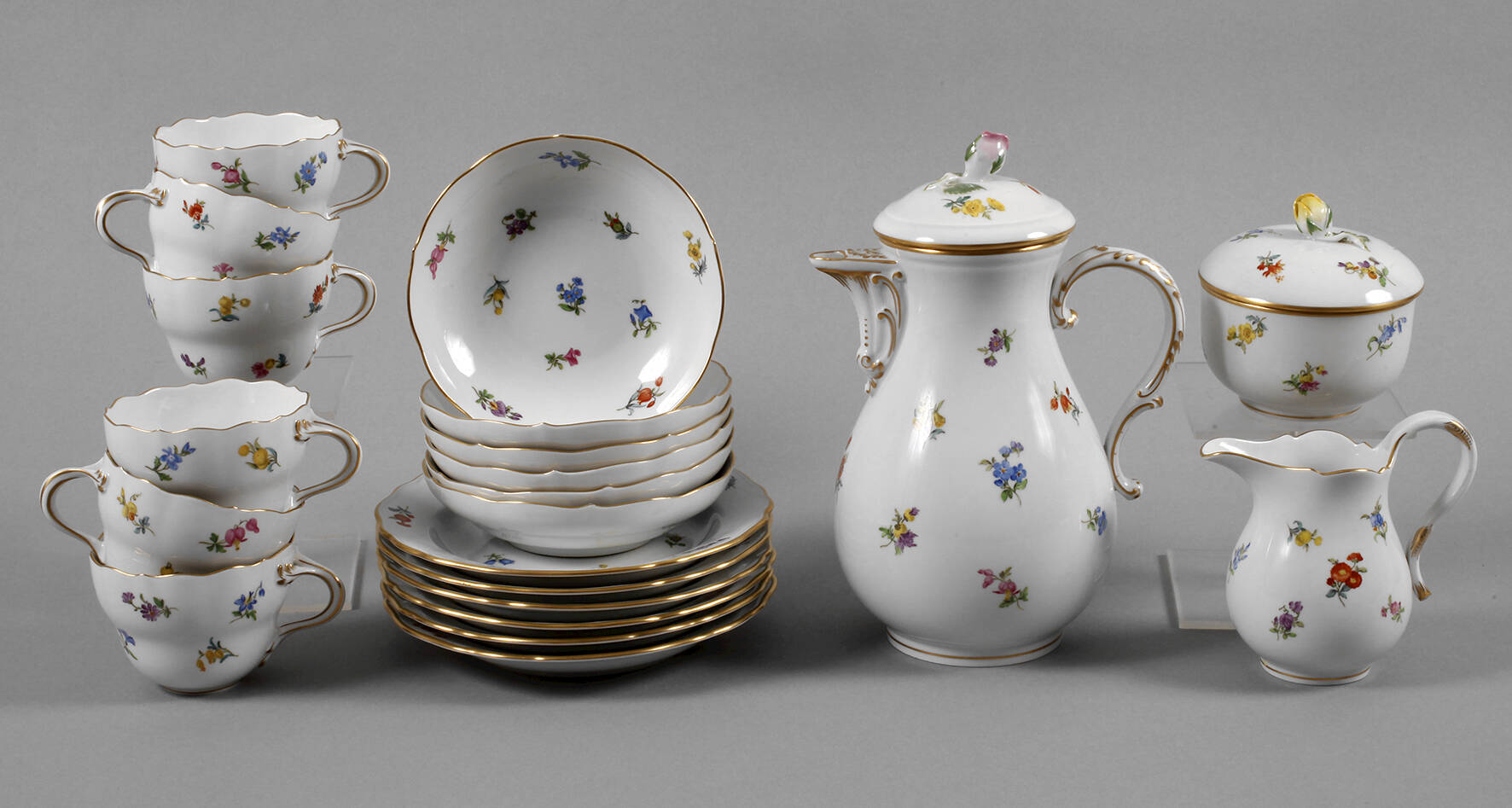 Meissen Kaffeeservice "Streublümchen"