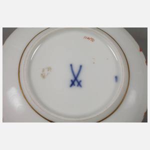 Meissen drei Teile "Reicher Drache, goldschattiert"