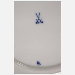 Meissen 16 Suppenteller "Zwiebelmuster"