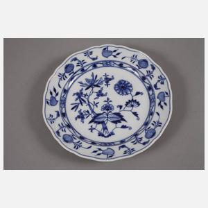 Meissen elf Abendbrotteller Zwiebelmuster