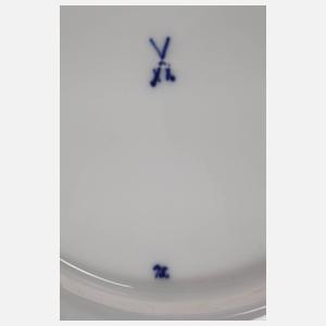 Meissen elf Abendbrotteller Zwiebelmuster