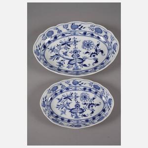 Meissen drei Serviceteile "Zwiebelmuster"