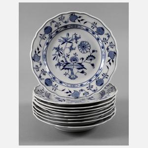 Meißen Konvolut Teller "Zwiebelmuster"