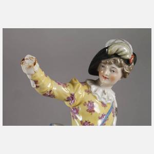 Meissen "Schäfer mit Blumenkranz"