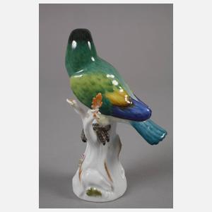 Meissen "Papagei auf Stamm"