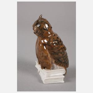 Meissen "Eule auf Bücherstapel"