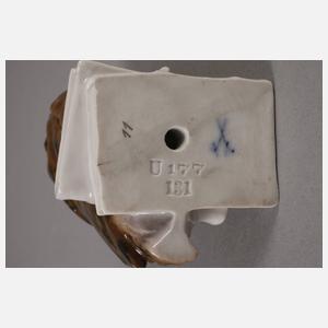 Meissen "Eule auf Bücherstapel"