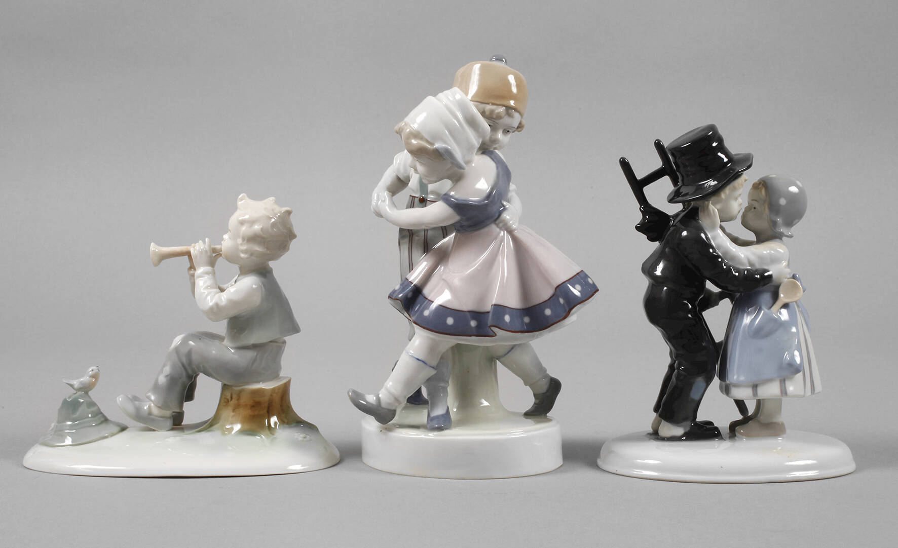 Metzler & Ortloff drei Kinderfiguren