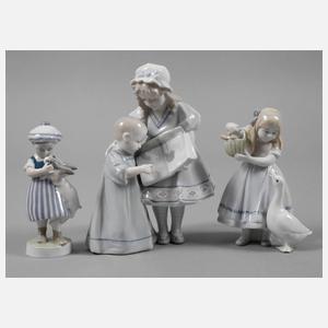 Metzler & Ortloff drei Kinderfiguren