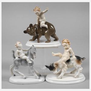 Metzler & Ortloff drei Kinderfiguren