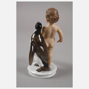 Rosenthal Putto mit Pinguin