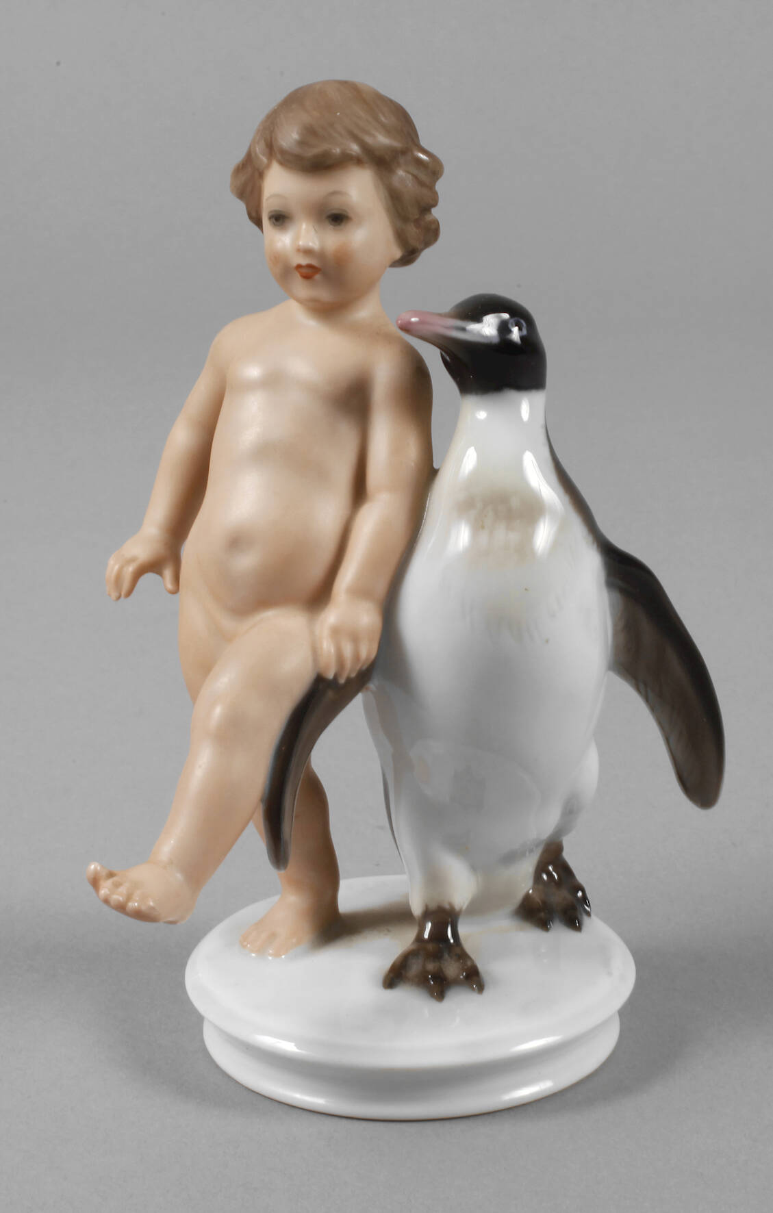 Rosenthal Putto mit Pinguin