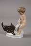 Rosenthal drei Kinderfiguren mit Hund