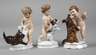 Rosenthal drei Kinderfiguren mit Hund