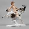 Rosenthal Putto auf Ziegenbock