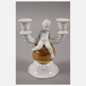 Rosenthal Paar "Kerzenleuchter mit Putto"