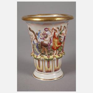 Thüringen Vase im Capodimonte-Stil