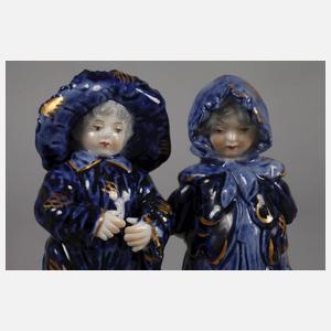 Volkstedt Paar kleine Bettelkinder