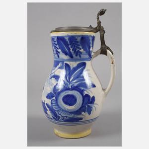 Birnkrug mit Kreuzigungsszene