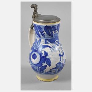 Birnkrug mit Kreuzigungsszene