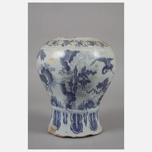 Vase mit japonisierendem Dekor