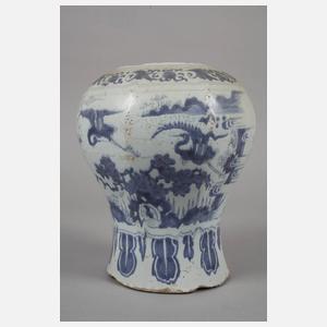 Vase mit japonisierendem Dekor