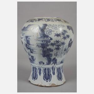 Vase mit japonisierendem Dekor