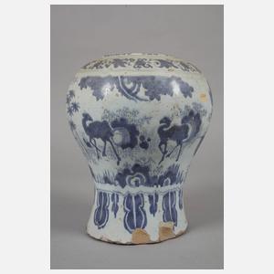 Vase mit japonisierendem Dekor