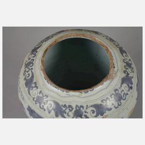 Vase mit japonisierendem Dekor