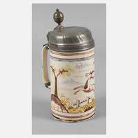 Walzenkrug mit springendem Hirsch111