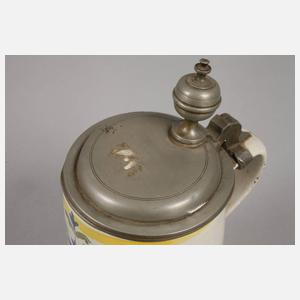 Drei Fayencewalzenkrüge